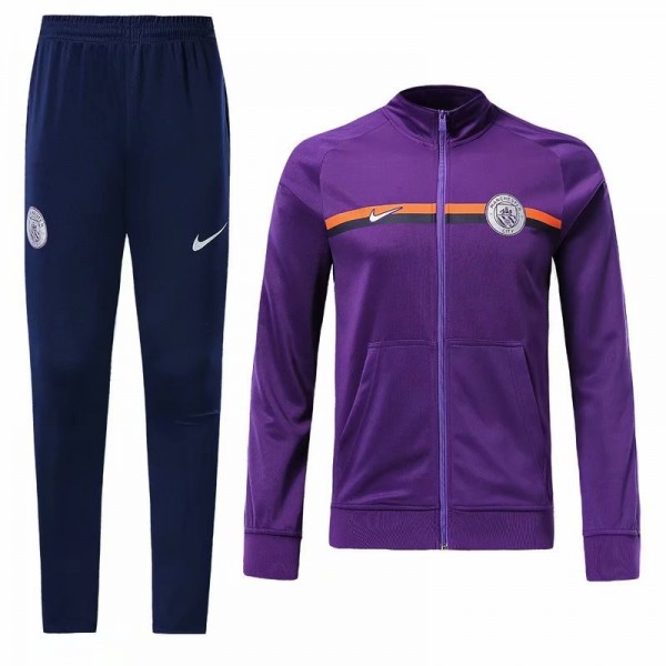 19/20 Manchester City Training Suit Purple