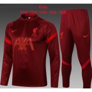 kid's 21/22 Liverpool Training Suits Red