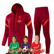 kid's 21/22 Liverpool Training Suits With Hat