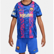 Kid's Barcelona Third Suit 21/22(Customizable)