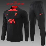 Kid's 22/23 Liverpool Black Training Suits